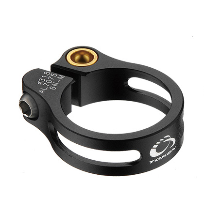SUPER LIGHT SEAT CLAMP 34.9 black-gold (image for) SUPER LIGHT SEAT CLAMP 34.9 black-gold